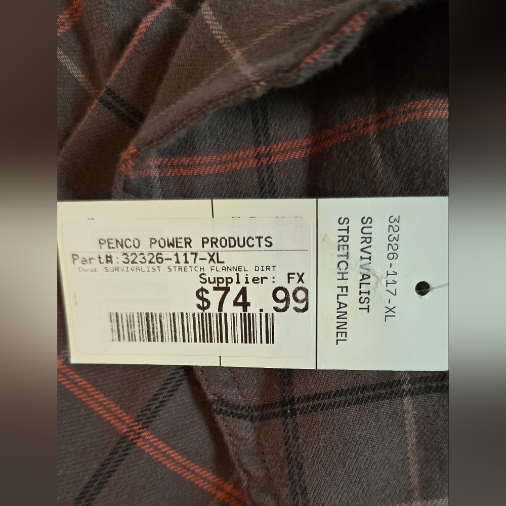 NWT Fox Racing Survivalist Stretch Flannel - Men's XL - Picture 4 of 4